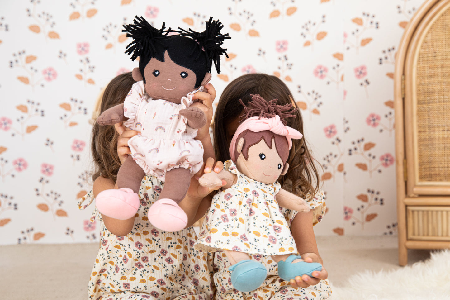 Doll Romper - Rainbows & Ice Cream