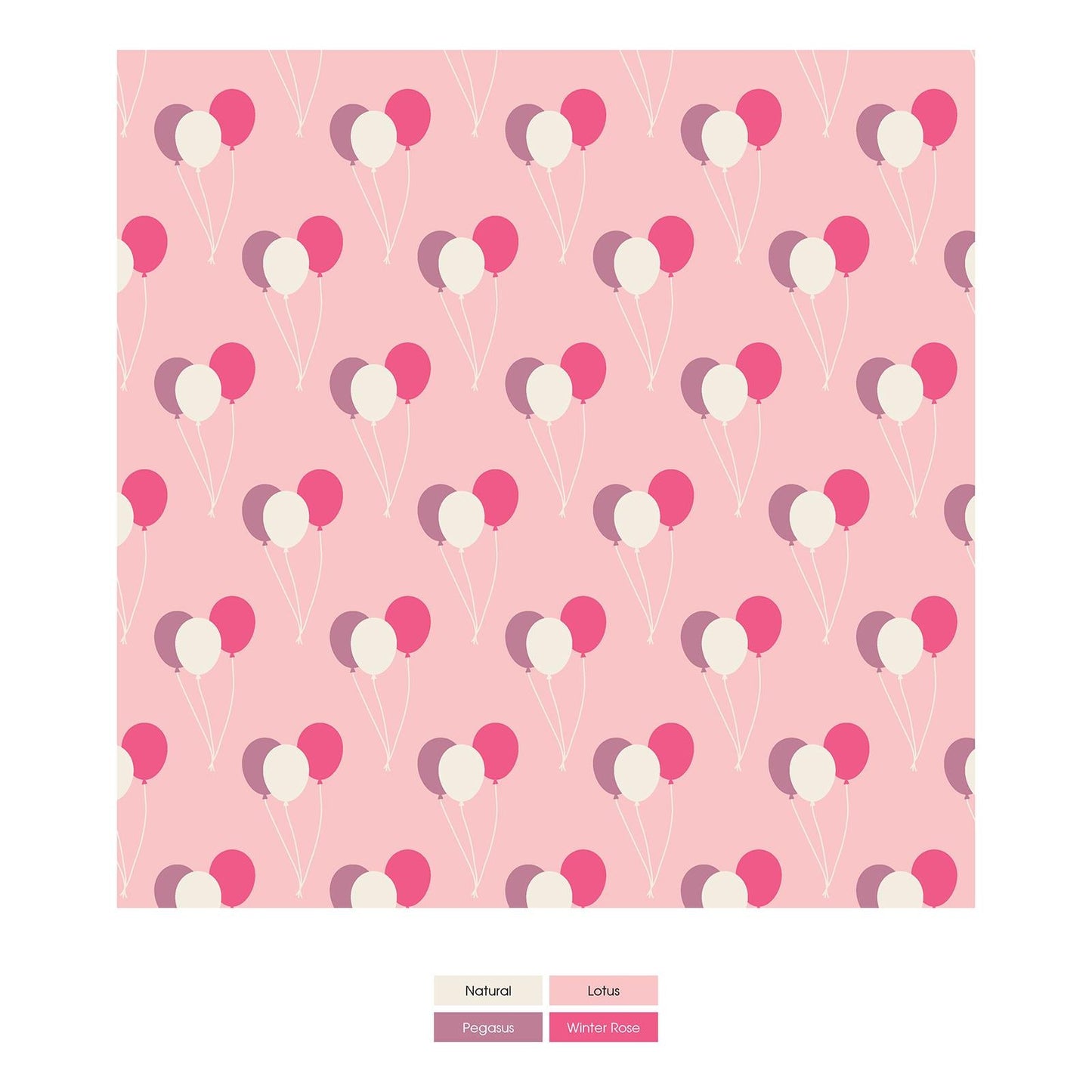 Print Footie with Zipper in Lotus Birthday