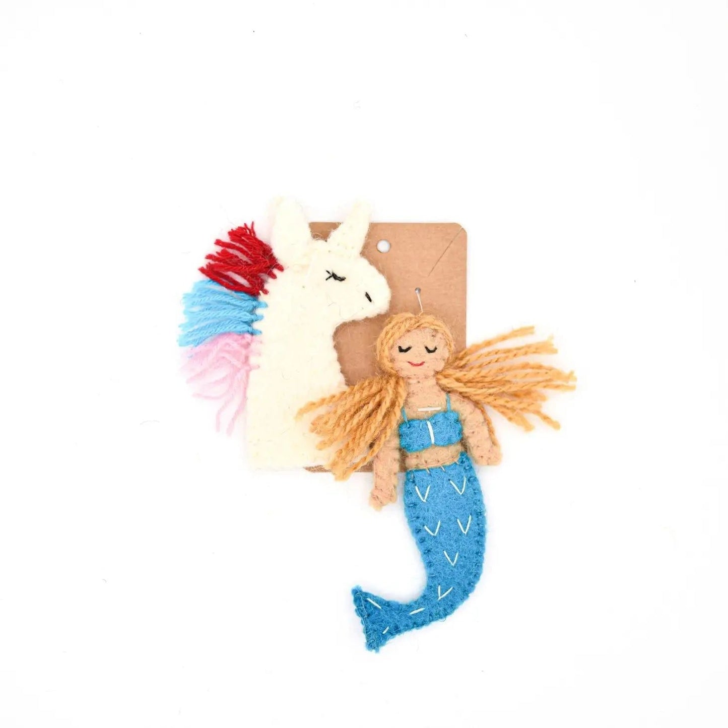 Mermaid & Unicorn Finger Puppet Set