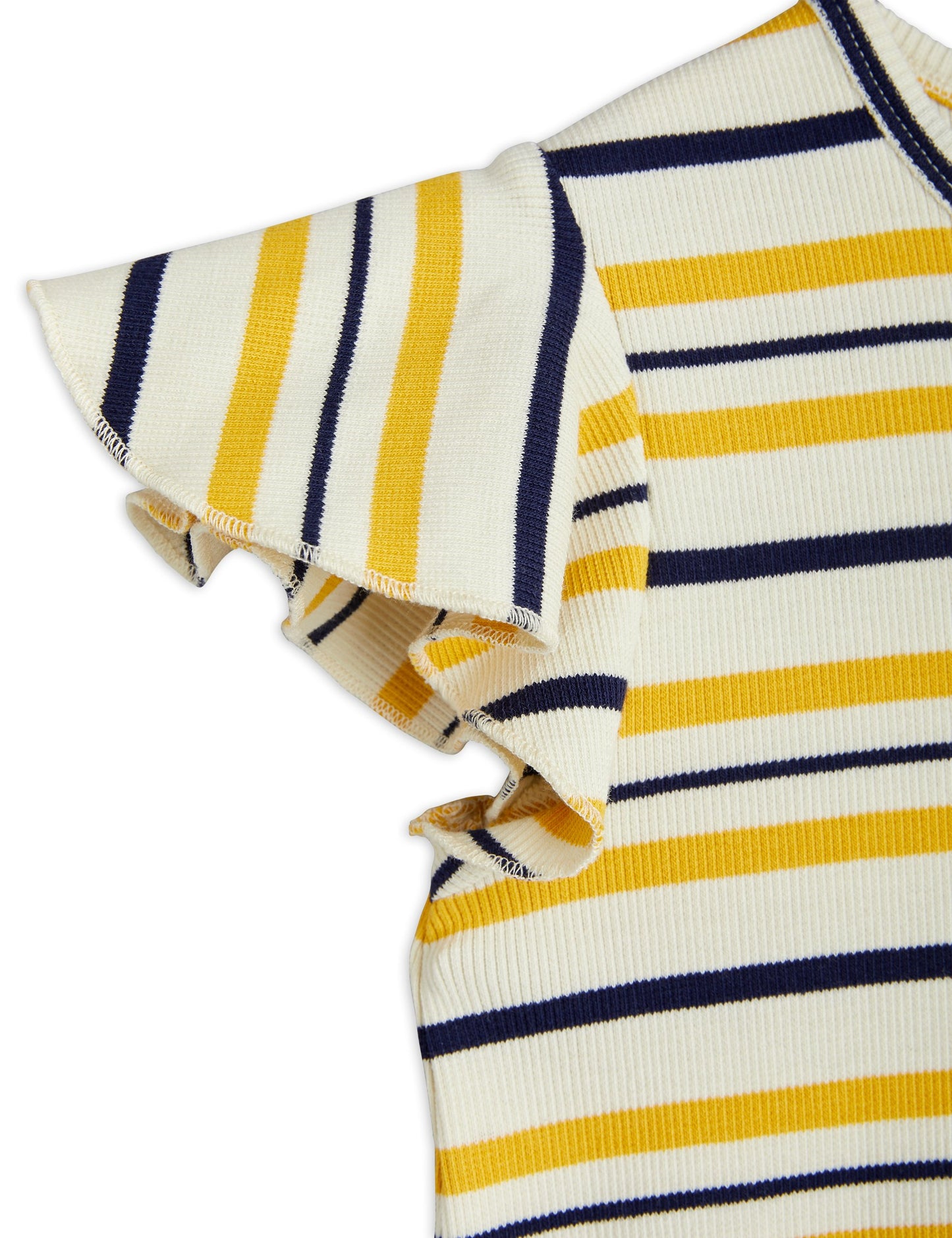 Stripe Ribbed Wing Dress