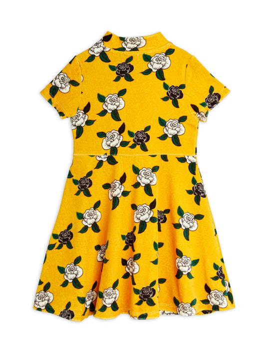 Rose Half Zip Velour Dress