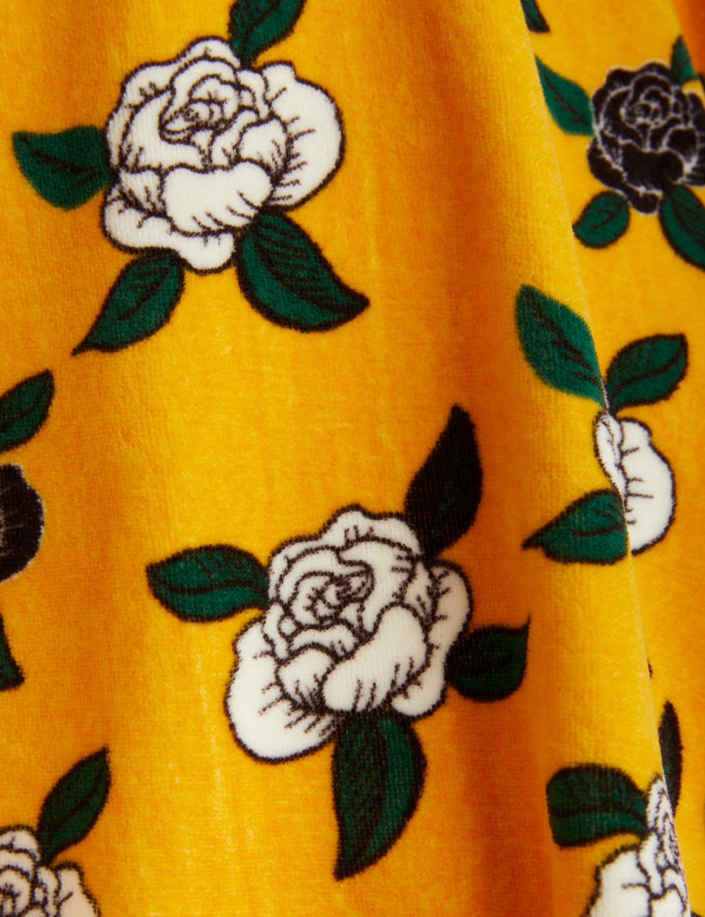 Rose Half Zip Velour Dress