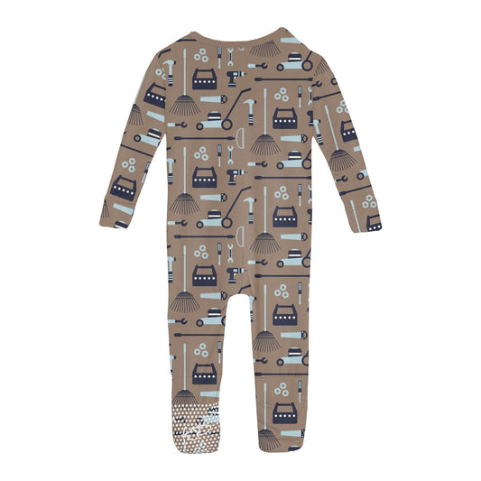 Print Convertible Coverall in Portabella Fall Tools