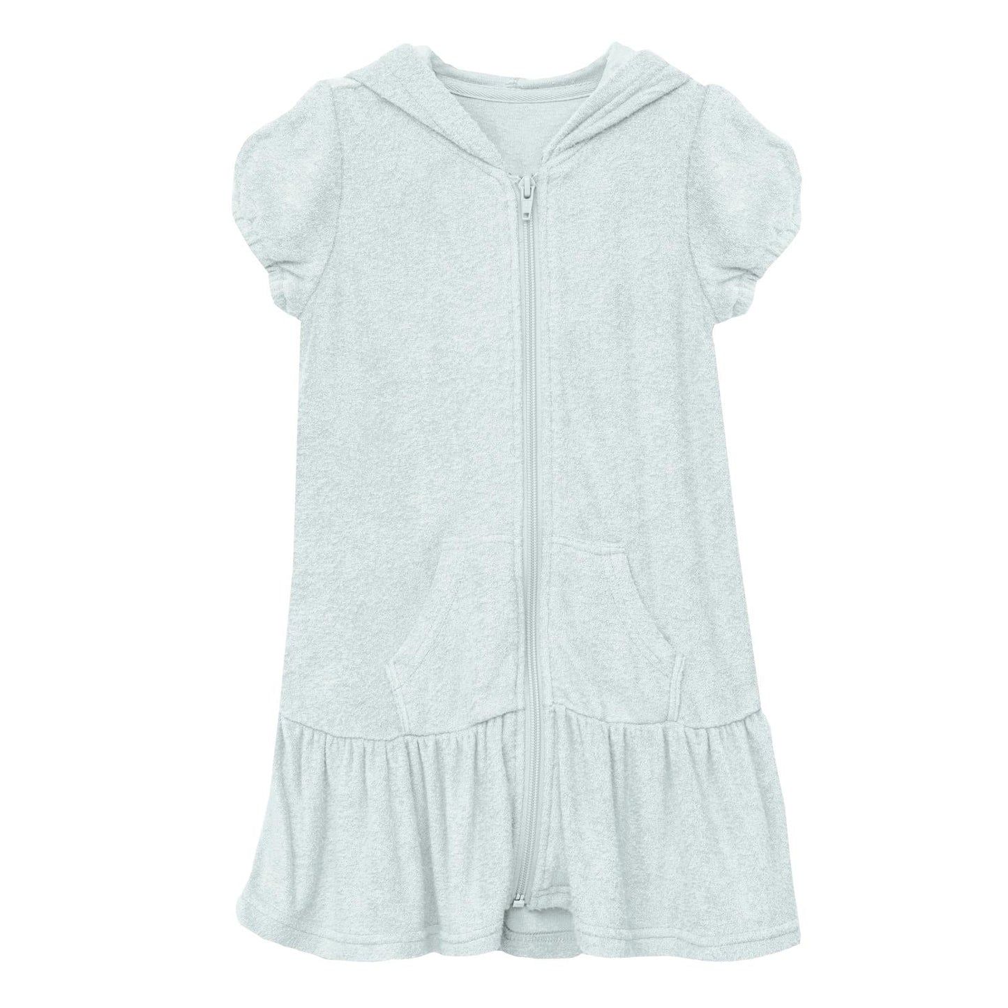 Terry Ruffle Swim Cover-Up in Fresh Air