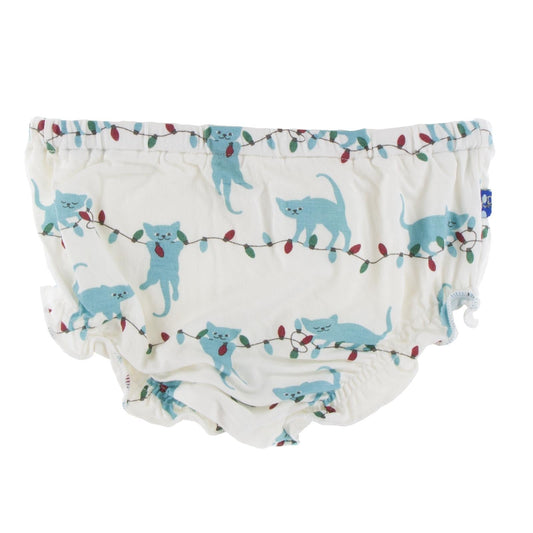 Print Bloomers in Tangled Kittens with Natural