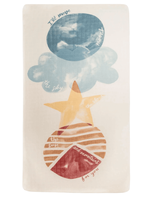Move Mountains Organic Crib Sheet