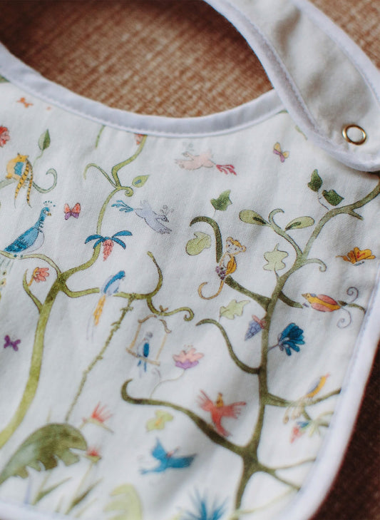 Tropical Chinoiserie Bib