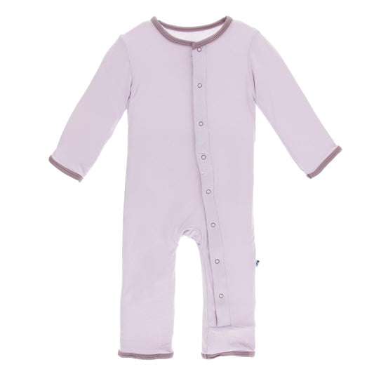Holiday Applique Coverall in Thistle Lop Eared Bunny