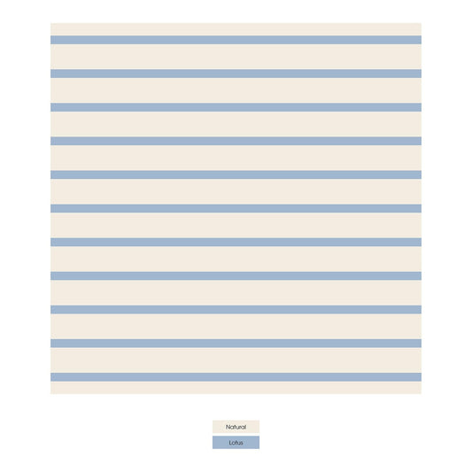 Print Changing Pad Cover in Pond Sweet Stripe
