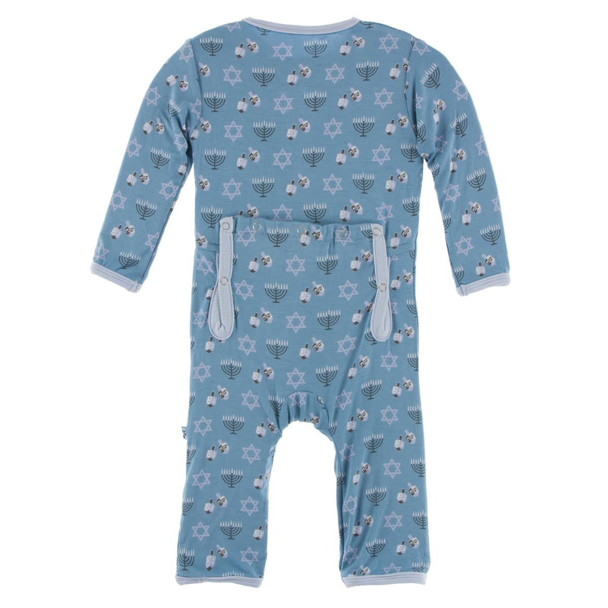 Print Coverall in Blue Moon Hanukkah