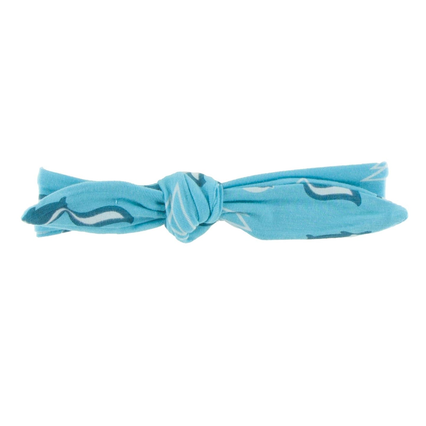 Print Bow Headband in Confetti Skunk