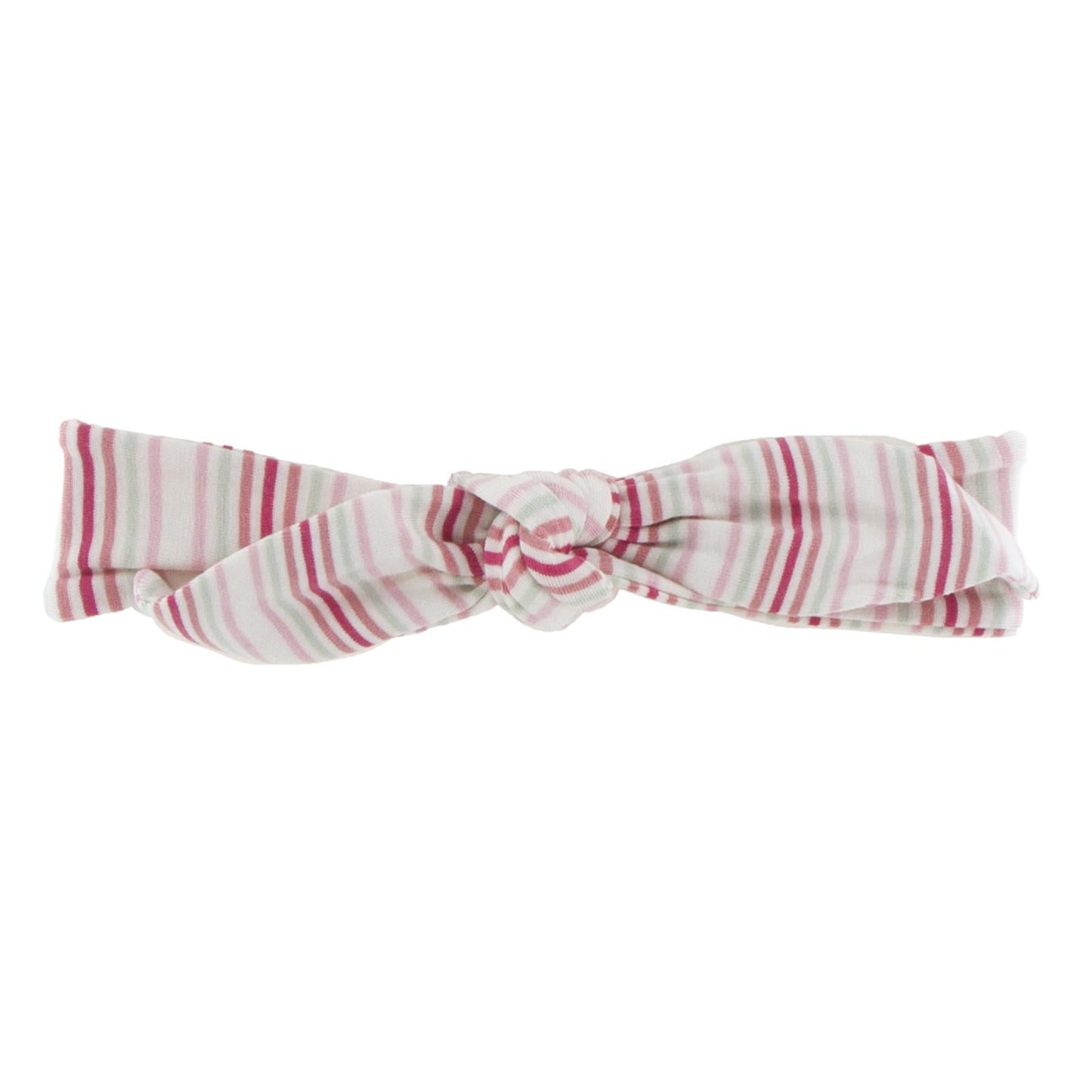 Print Bow Headband in Girl Desert Stripe