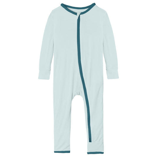Applique Coverall with 2 Way Zipper in Fresh Air Frisbee Labs