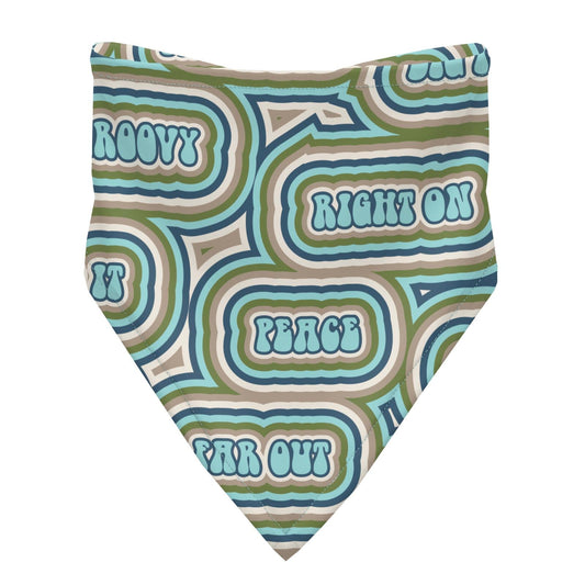 Print Bandana Bib Set of 3 in Summer Sky Groovy, Groovy Stripe & Summer Sky Vintage Vans