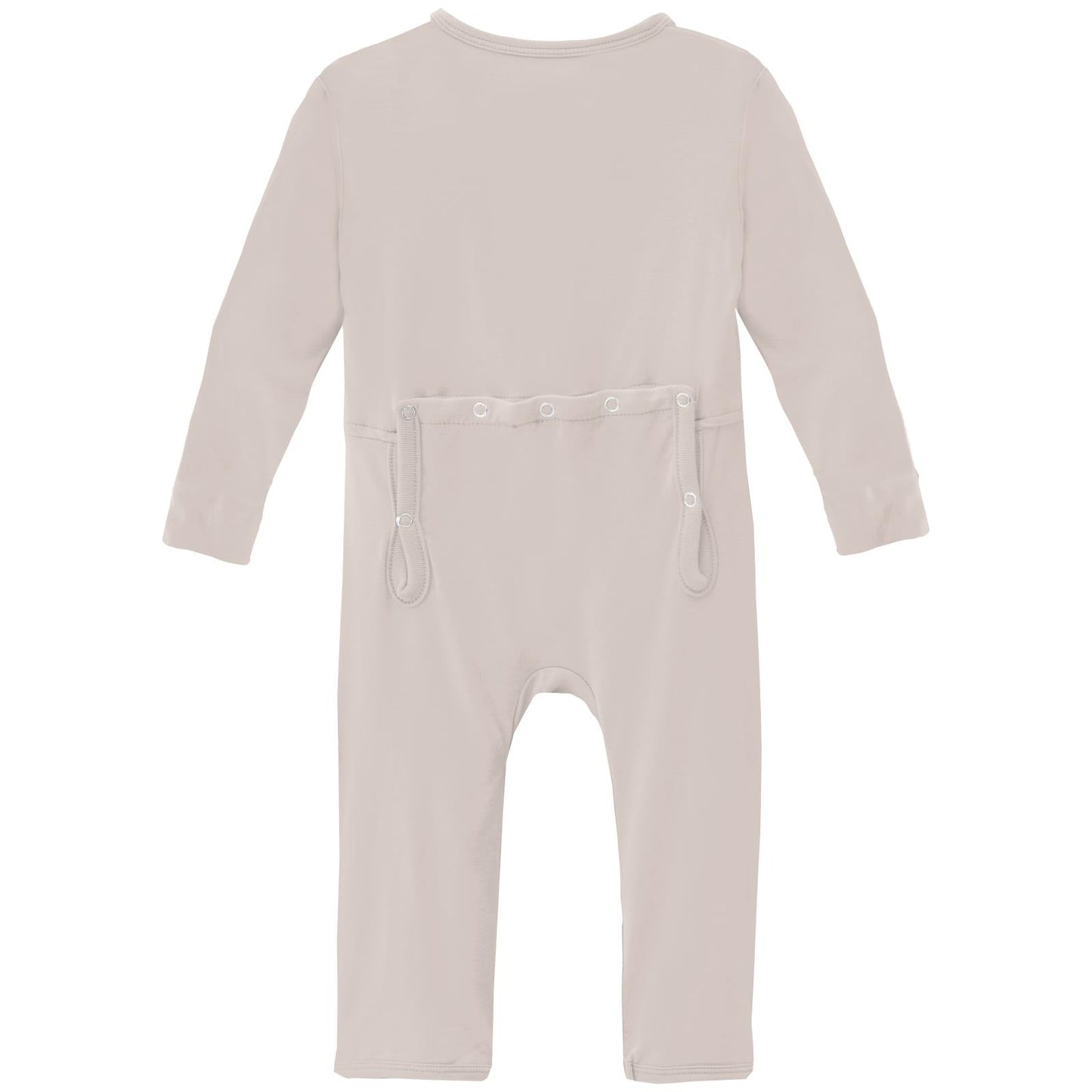 Coverall with 2 Way Zipper in Latte