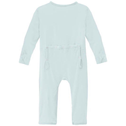 Coverall with 2 Way Zipper in Fresh Air