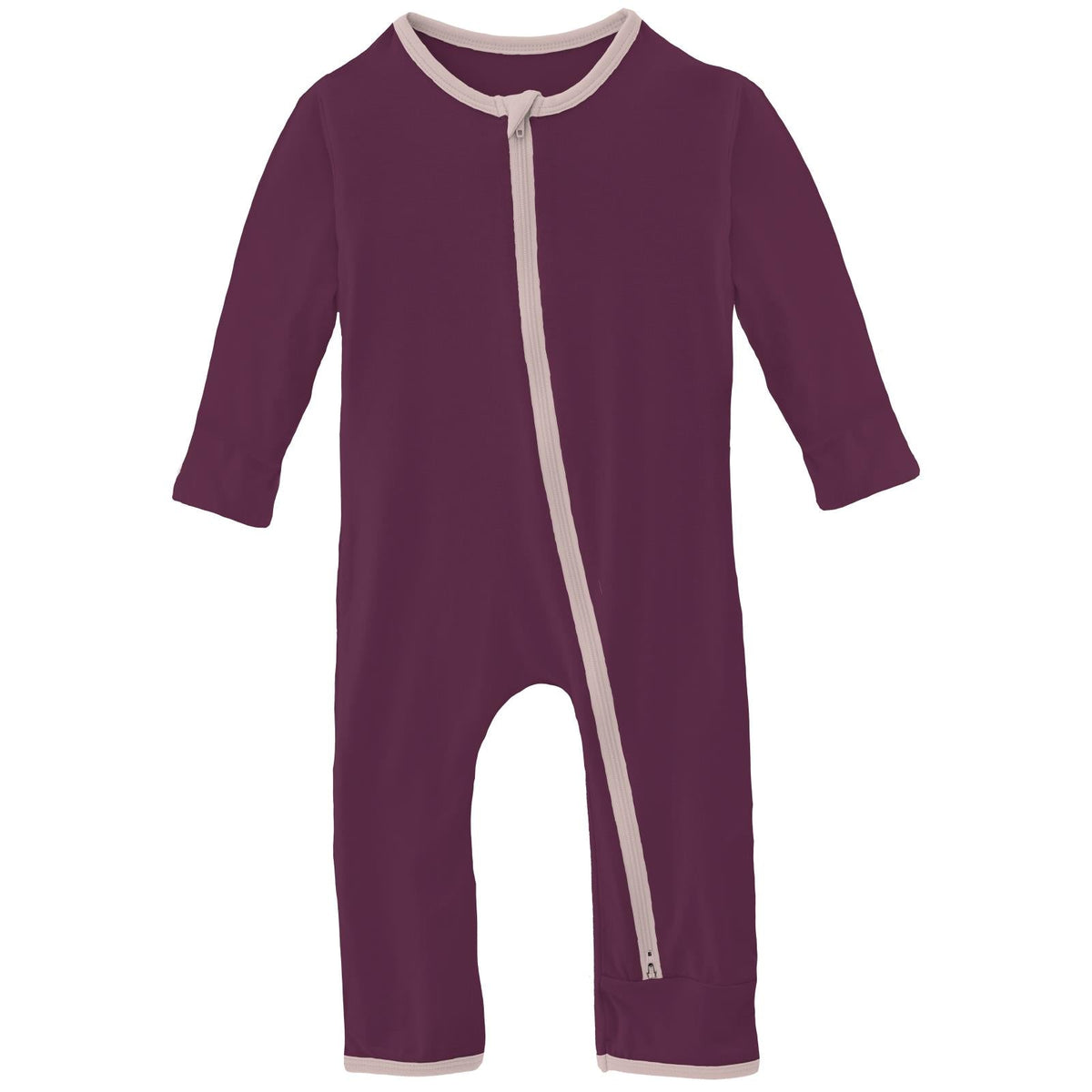 Applique Coverall with 2 Way Zipper in Melody Santa Dogs