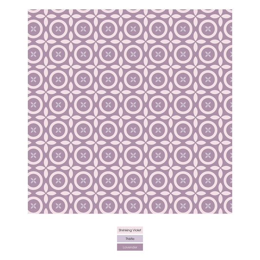 Print Bloomers in Lavender Flower Lattice