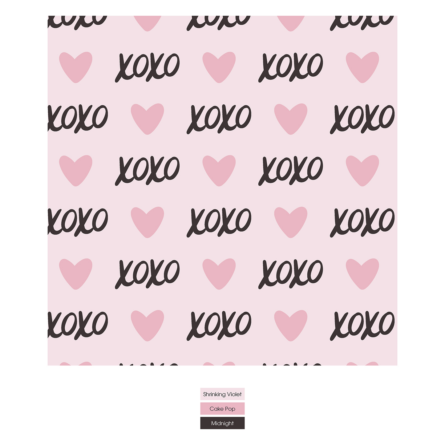 Print Ruffle Footie with 2 Way Zipper, Shrinking Violet XOXO