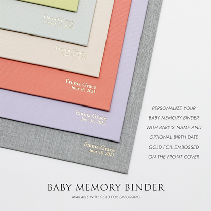 Baby Memory Binder
