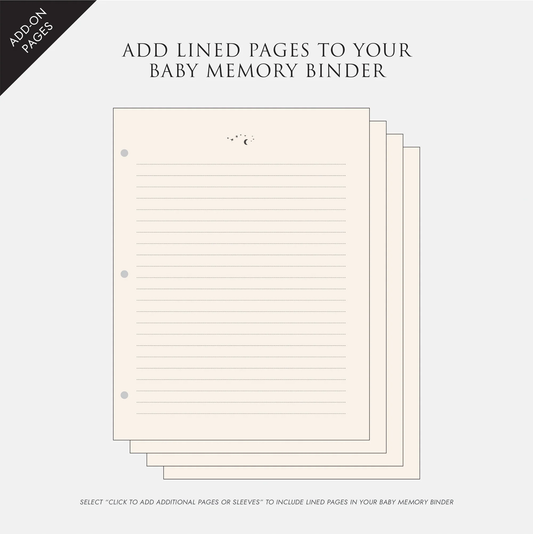 Lined Pages (4 pages)
