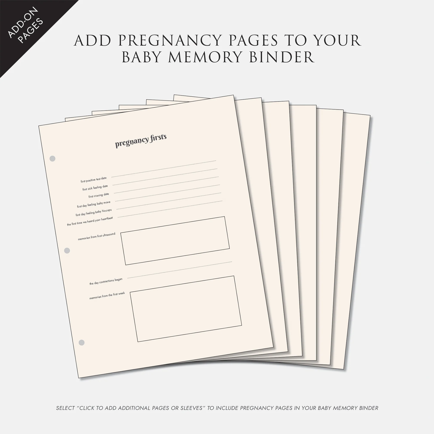 Pregnancy Pack (6 pages)