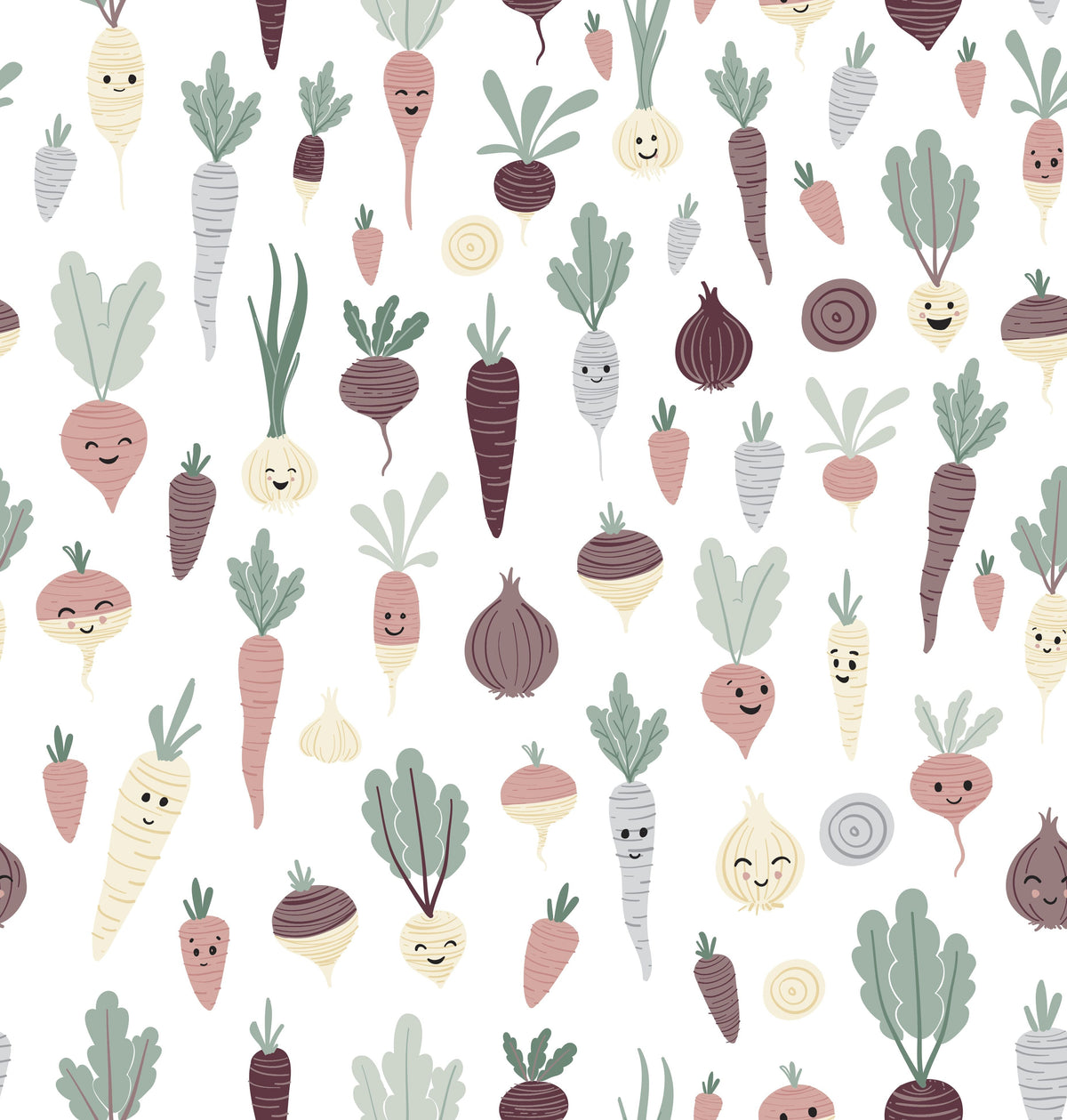 Root Veggies Splash Mat - A Waterproof Catch-All for Highchair Spills and More!