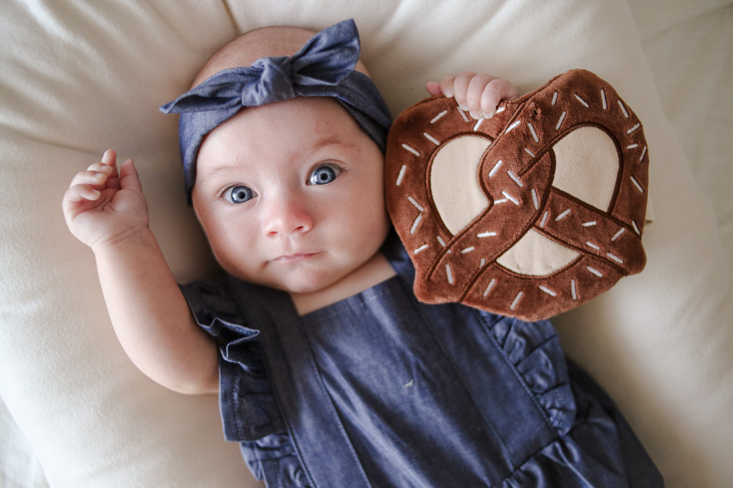 Flutter Sleeve Romper - Chambray