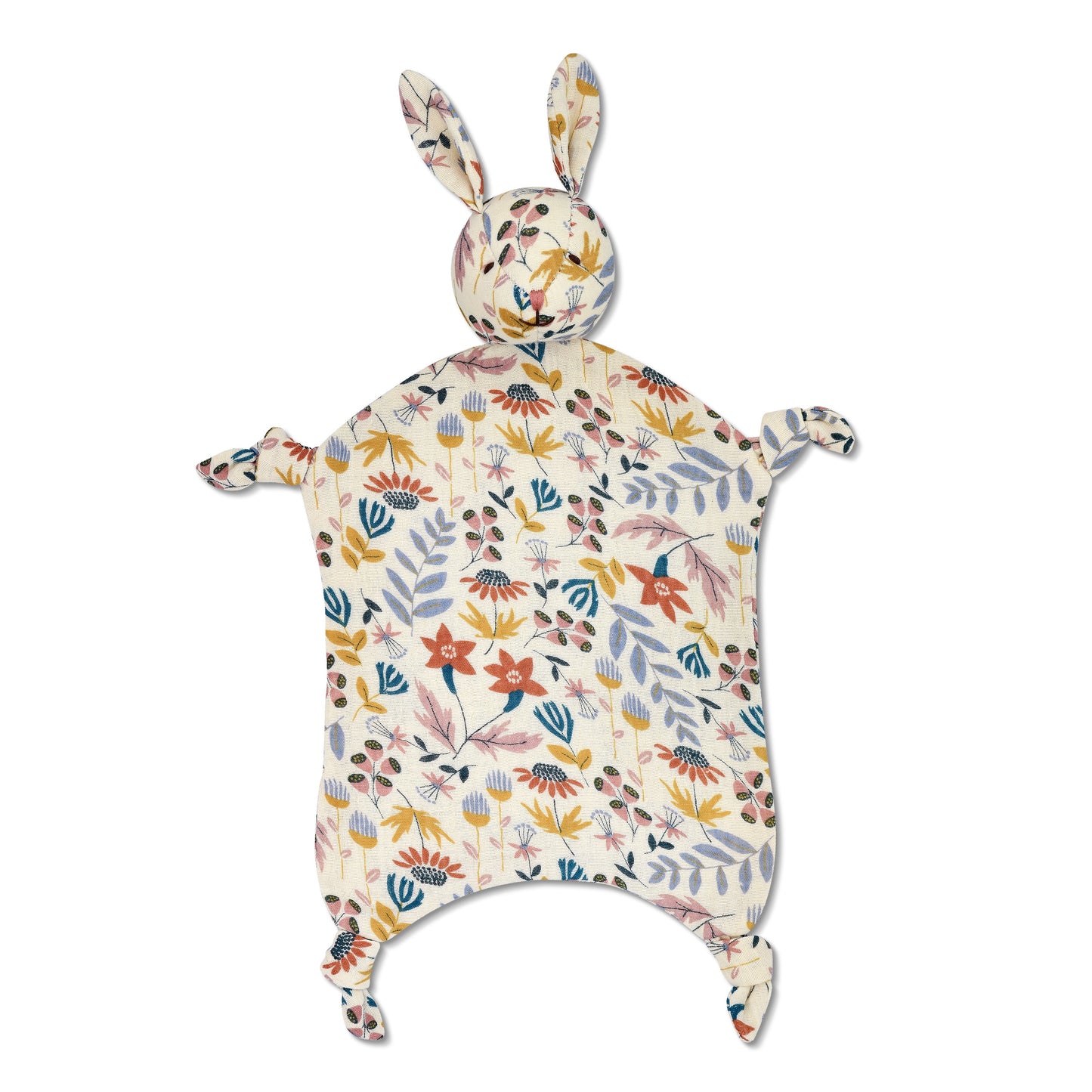 Muslin Bunny Lovey - Earthtone Floral