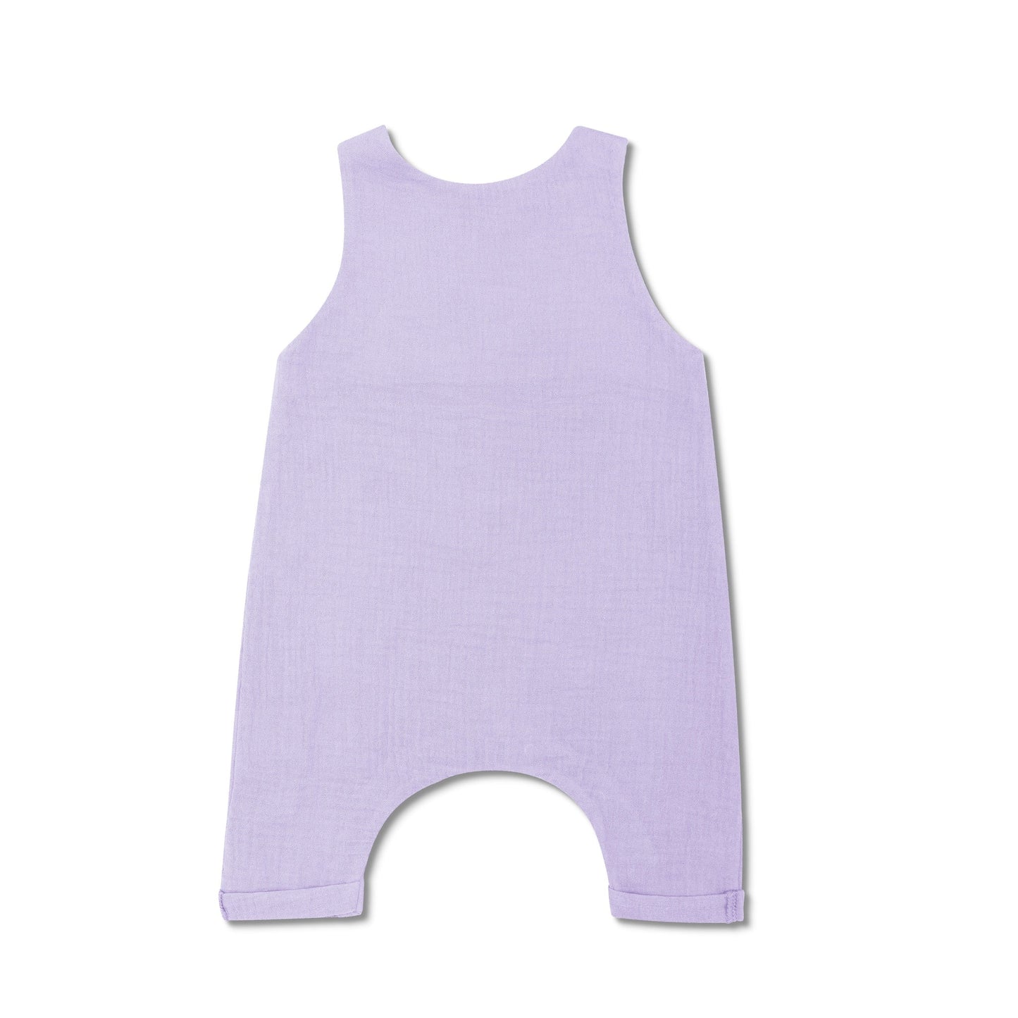 Muslin Snap Jumpsuit - Lavender