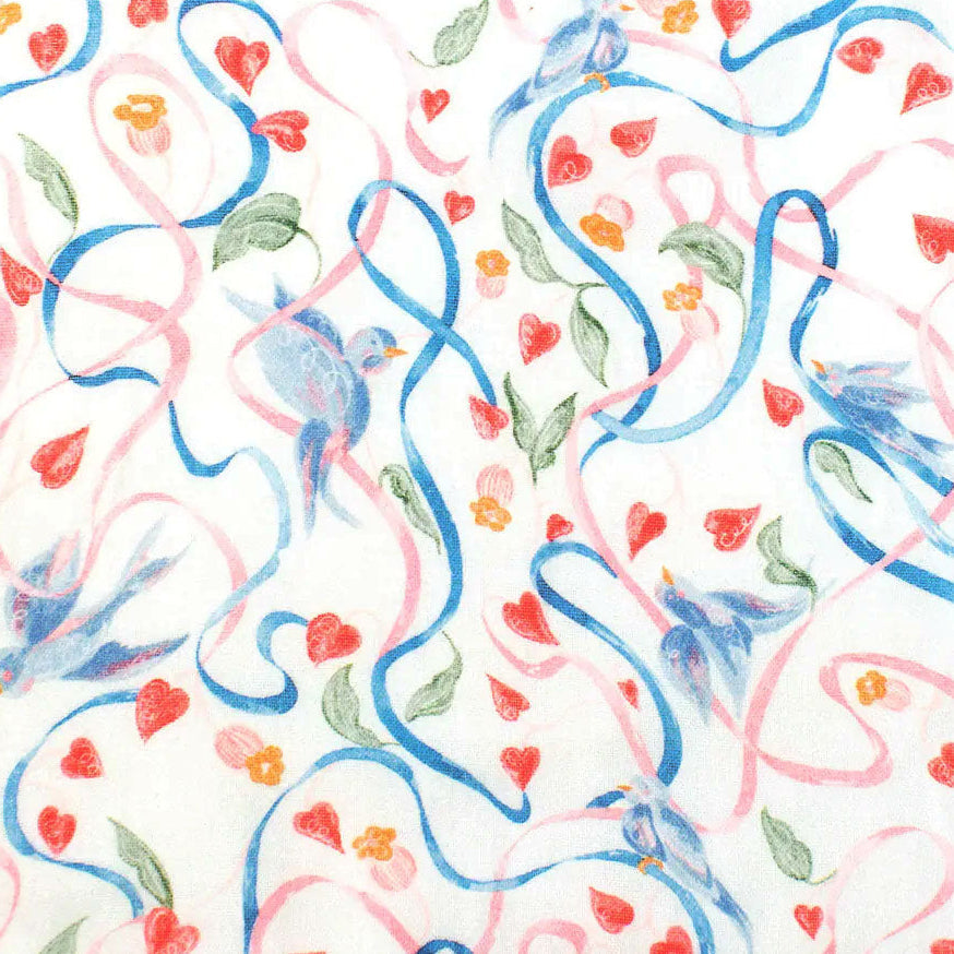 Baby Burp Cloth - Songbird