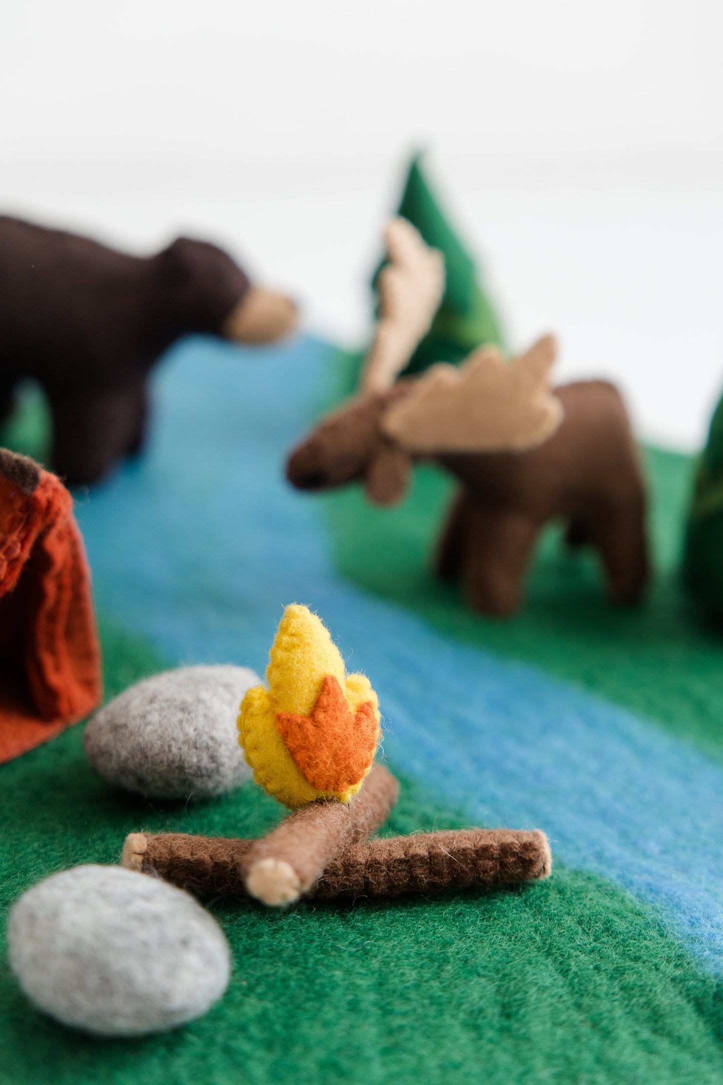 Woodland Camping Play Mat + Toys