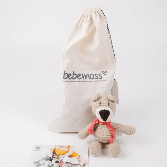 Atty the bear - beige mini