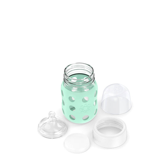 Denim 8oz Glass Baby Bottle