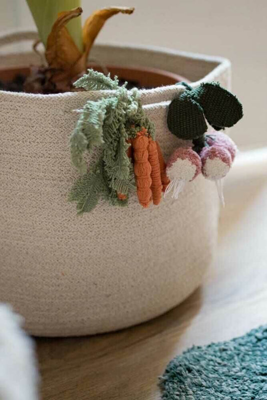 Organic Cotton Veggies Basket