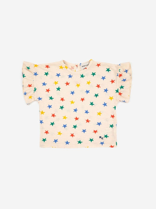 Stars All Over Ruffle T-Shirt
