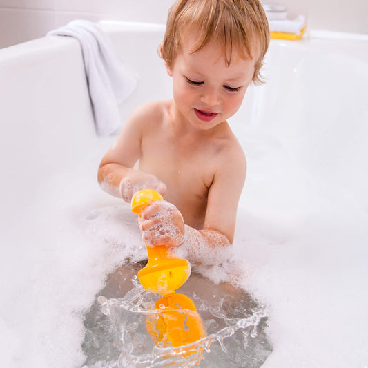 Bubble Bath Whisk in Yellow