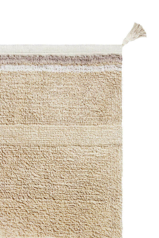 Bloom Organic Cotton Washable Rug, Golden