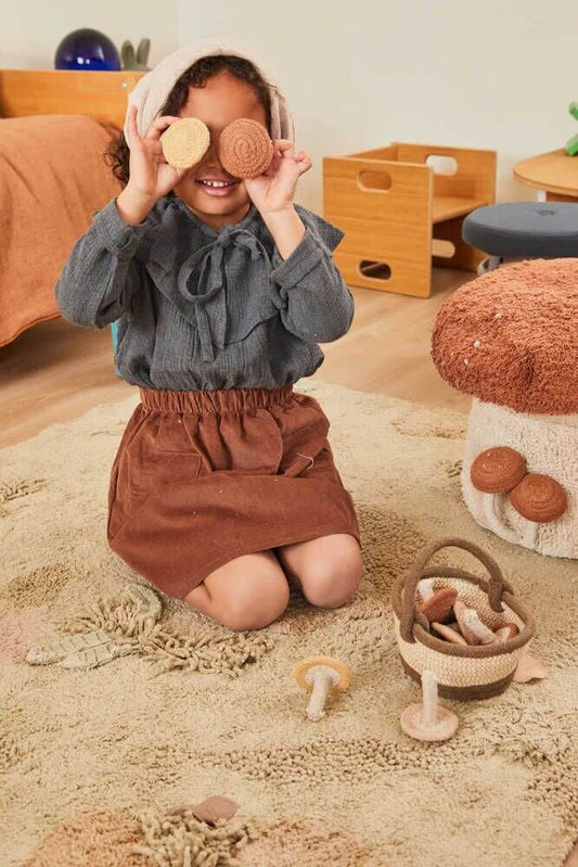 Mushroom Forest Washable Play Rug