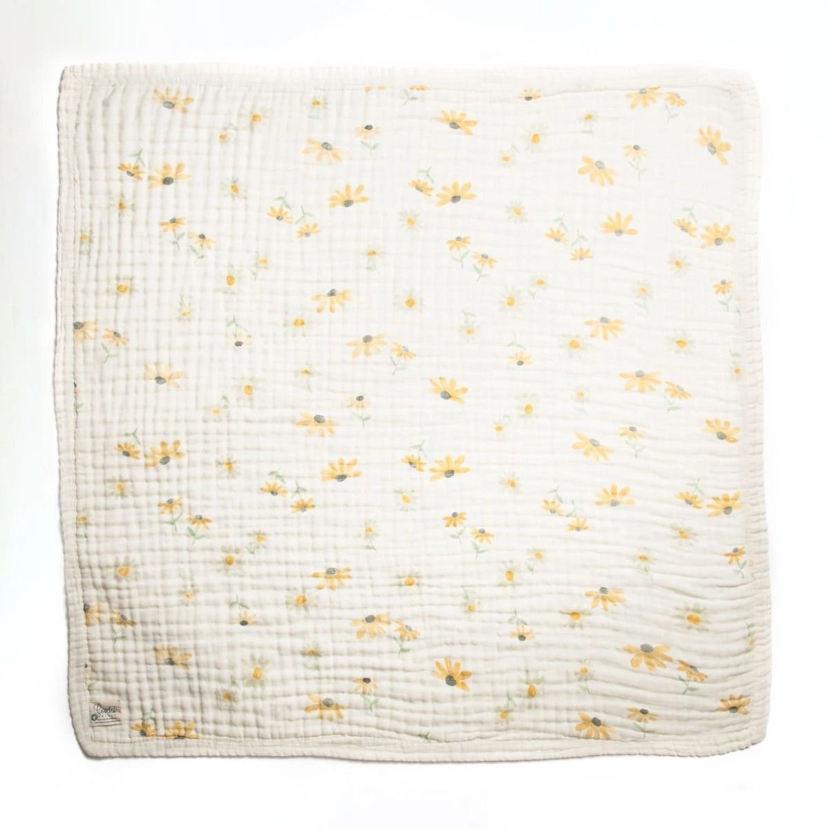 Wildflowers 4-Layer Organic Cotton Happy Cloud Luxury Blanket