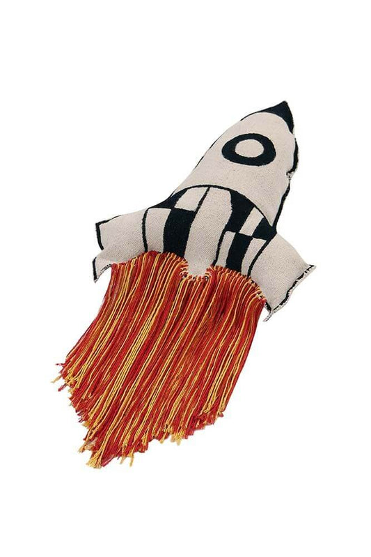 Organic Cotton Rocket Cushion