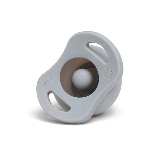 Doddle &Co Pop & Go Pacifier, Oh Happy Grey