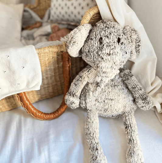 Wool Knit Buddy | Elliott the Elephant