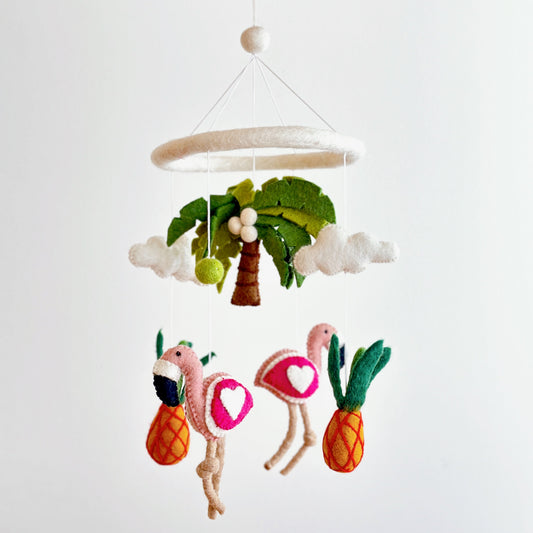 Felt Baby Mobile - Tropical Trio