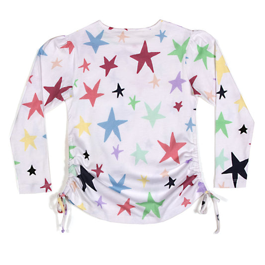 Big Stars Drawstring Long Sleeve T-Shirt