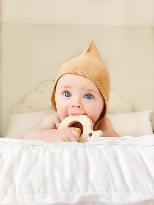 Hedgehog Wooden Baby Grasping Toy