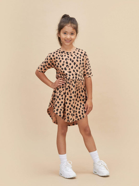 Leopard Print Animal Swirl Dress