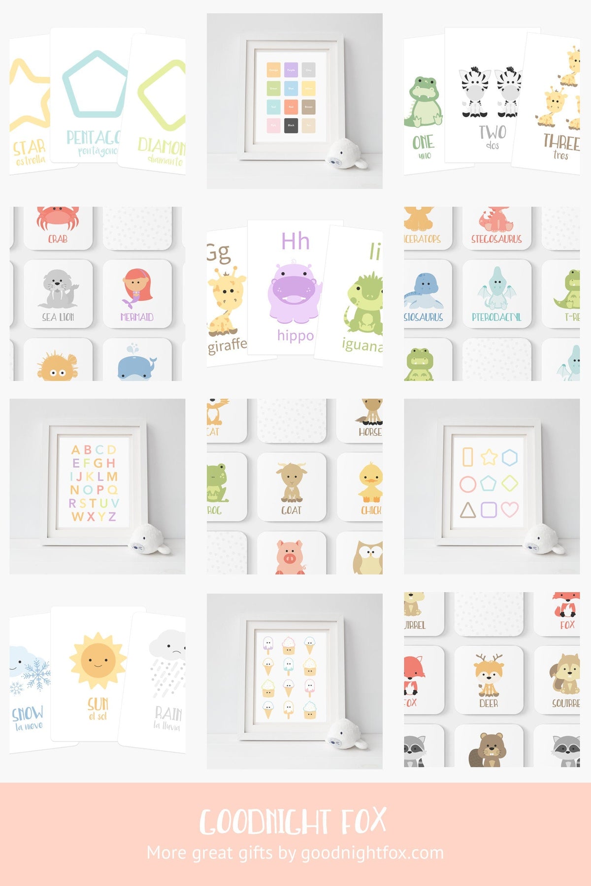 Counting Flashcards, Numbers 1 to 20