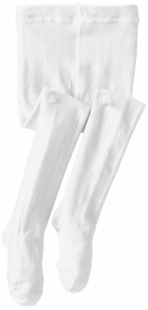 Seamless Organic Cotton Tights, White