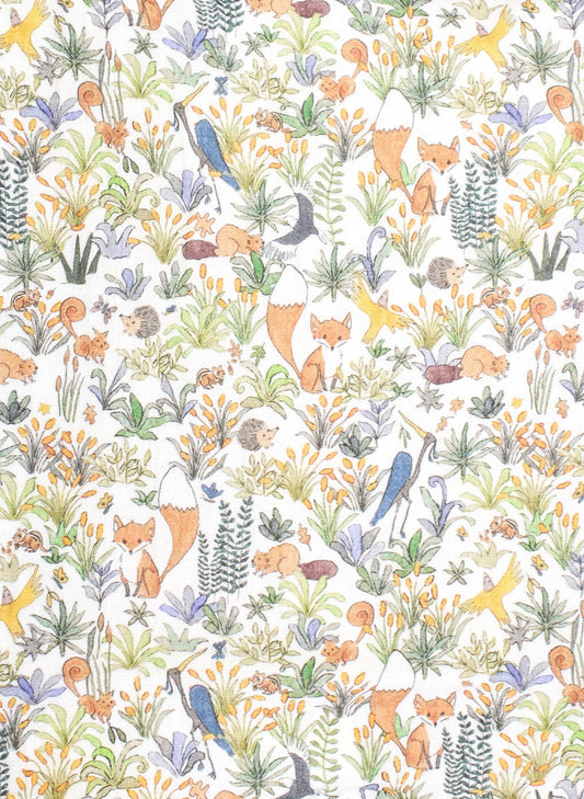 Foxy Forest Shawl Blanket